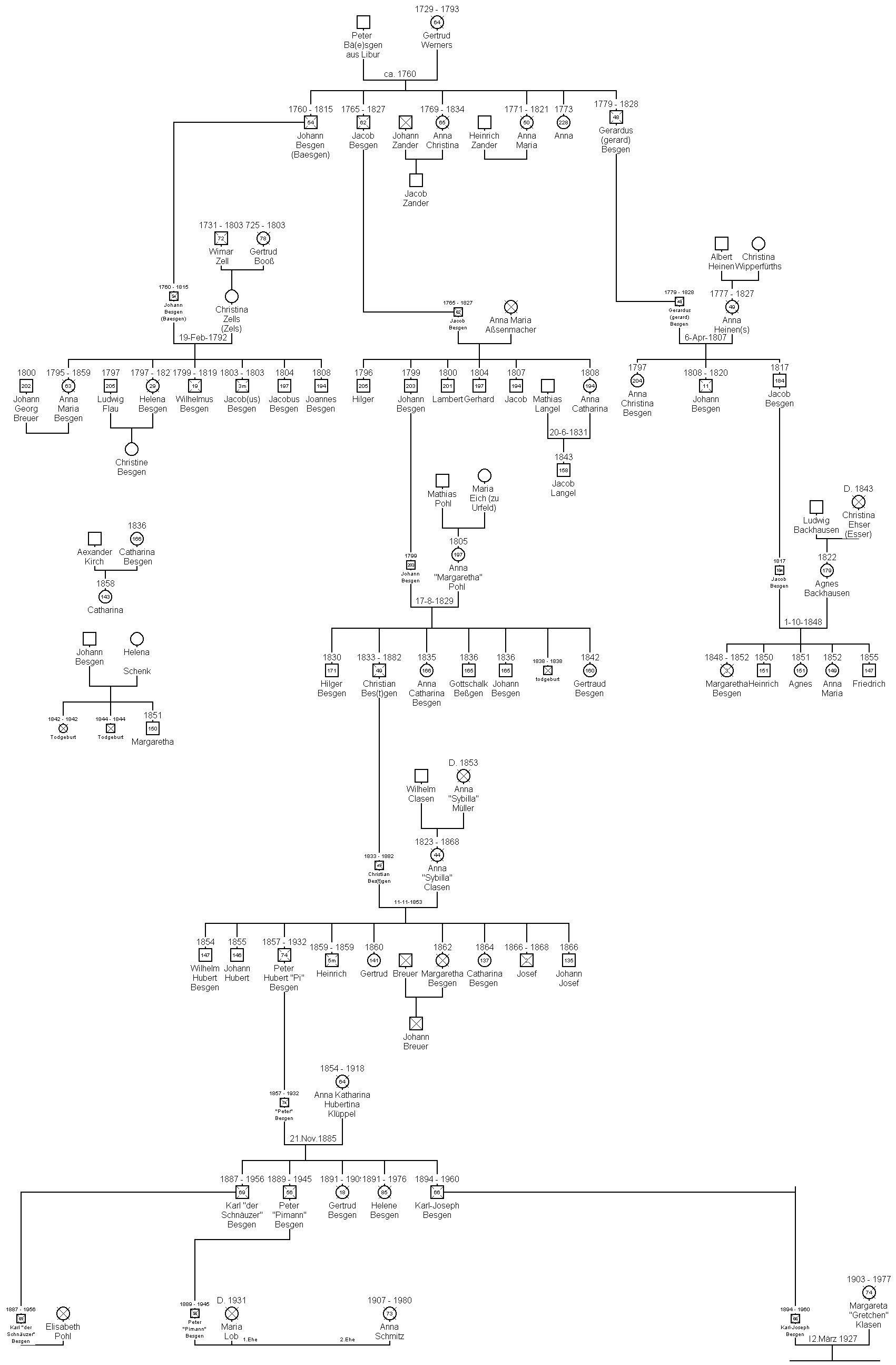 stammbaum besgen libur