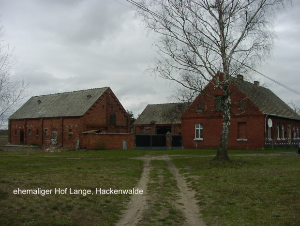 ehemaliger Hof LANGE (Karl) in Hackenwalde